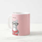 ネコのマグカップ コーヒーマグカップ (正面左)