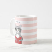 ネコのマグカップ コーヒーマグカップ (正面左)