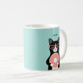 ネコのマグカップ コーヒーマグカップ (正面右)
