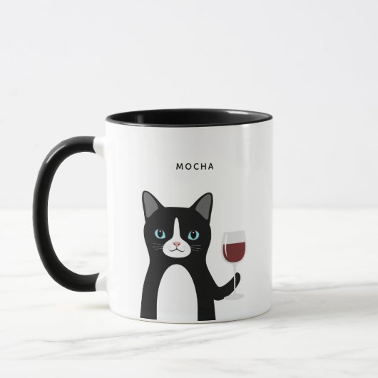 ネコのマグカップ マグカップ (左)