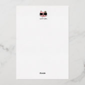 ネコのママ　ハッピー・マザーズ・デー 箔シーズンカード (裏面)