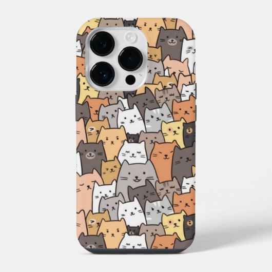 ネコのミーム iPhoneケース (裏面)
