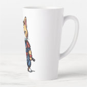 ネコの侍 カフェラテマグ (右)
