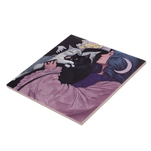 ネコの女神 タイル (側面)