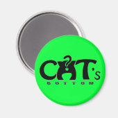 ネコの底磁石 マグネット (正面/裏面)