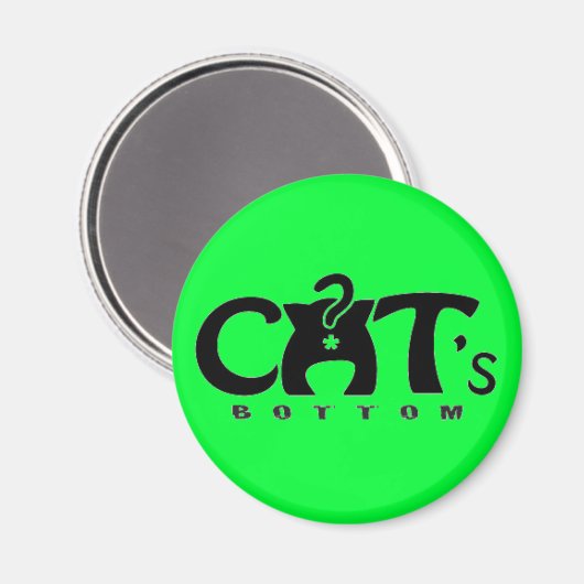 ネコの底磁石 マグネット (正面/裏面)