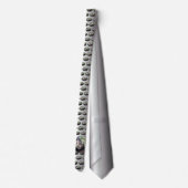 ネコの愛猫が吠える声 ネクタイ (裏面)