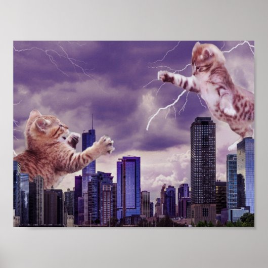 ネコの戦い ポスター (正面)