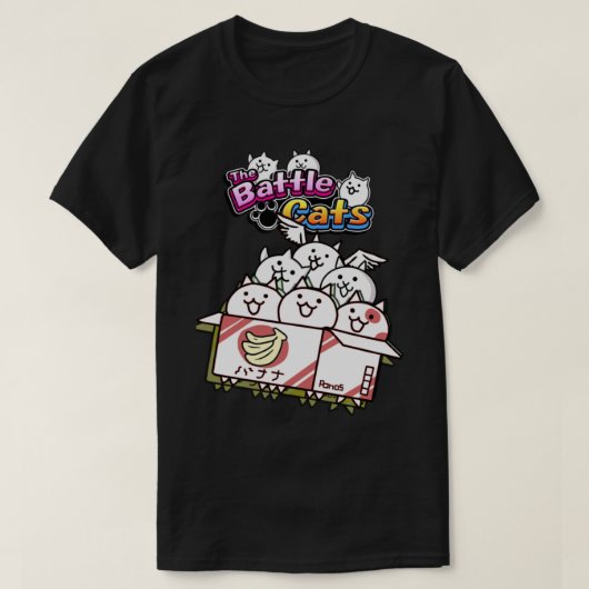 ネコの戦い(1) Tシャツ (デザイン正面)