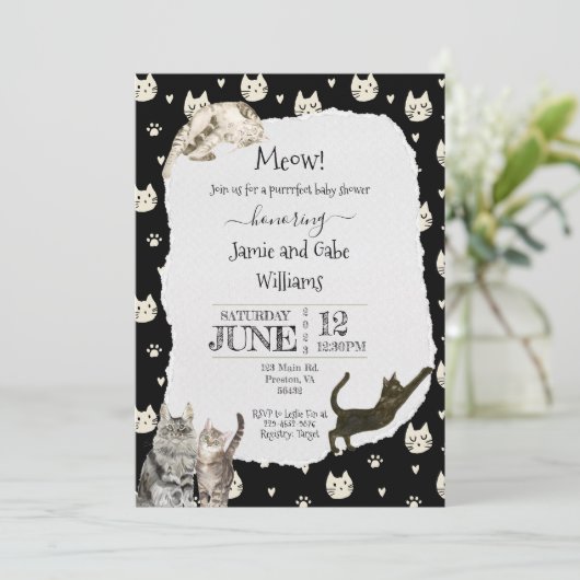 ネコの招待状 招待状 (スタンド正面)