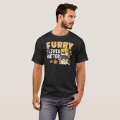 ネコの救出アニマルの権利の救済ネコの養子縁組3 Tシャツ (正面フル)