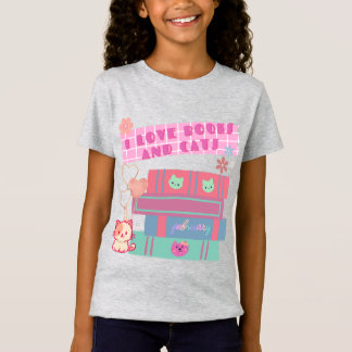 ネコの本の愛好家 - おしゃれな本好きギフト 女子っぽい ヘザー Tシャツ