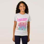 ネコの本の愛好家 - おしゃれな本好きギフト 女子っぽい ヘザー Tシャツ (正面フル)