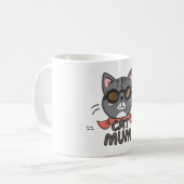 ネコの母親 コーヒーマグカップ (正面左)