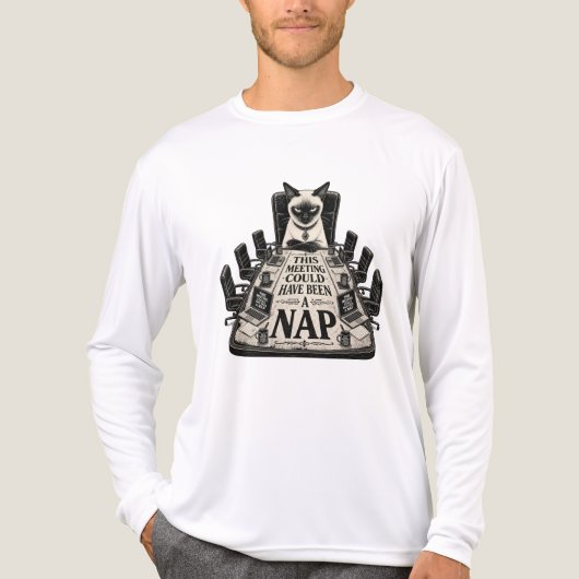 ネコの無計画 トライブレンドTシャツ (正面)