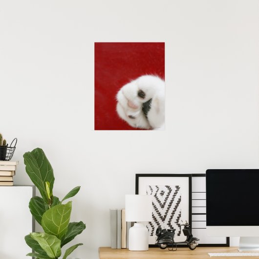 ネコの足 ポスター (ホームオフィス)