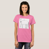 ネコの驚くべきシャークの馬 Tシャツ (正面フル)
