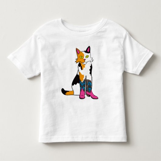ネコをジェスター トドラーTシャツ (正面)