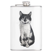 ネコを運ぶ フラスク (正面)
