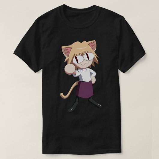 ネコアークステッカー Tシャツ (デザイン正面)