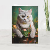 ネコイラストレーション シーズンカード (裏面)