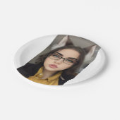 ネコウルフガールプレート ペーパープレート (アングル)