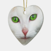 ネコオーナメント セラミックオーナメント (左)