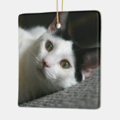 ネコオーナメント セラミックオーナメント (左)