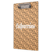 ネコカフェパターン クリップボード (左)