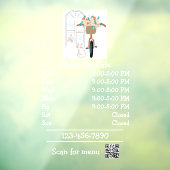 ネコカフェ コーヒーショップ営業時間 ウィンドウサイン (シート3)