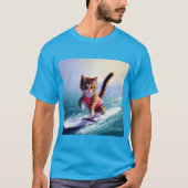 ネコサーフィン Tシャツ (正面)