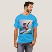 ネコサーフィン Tシャツ (正面フル)