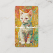 ネコシッターサービス 名刺 (正面)