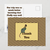 ネコシッター感謝モザイクキットン感謝 ポストカード (正面/裏面)