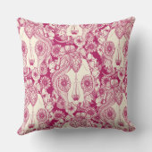 ネコスカルダマスクさくらんぼ クッション (裏面)