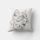 ネコスケッチ クッション (裏面)