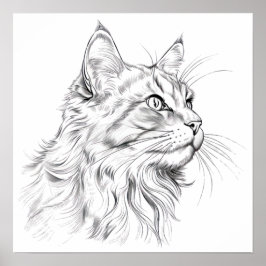 ネコスケッチ ポスター