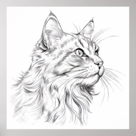ネコスケッチ ポスター