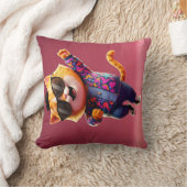 ✨ネコスタイリッシュアクセント枕 – おもしろい&ホーカラフルム クッション (ブランケット)