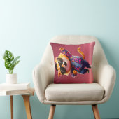 ✨ネコスタイリッシュアクセント枕 – おもしろい&ホーカラフルム クッション (椅子)