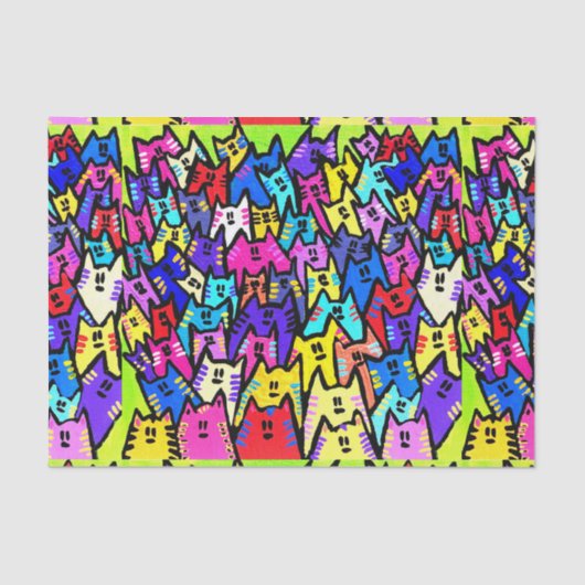 ネコティッシュペーパー 薄葉紙 (正面)