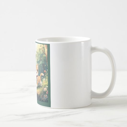 ネコデザイン コーヒーマグカップ (右)