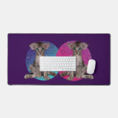 ネコデザイン デスクマット (キーボード&マウス)