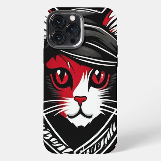 ネコデザイン iPhoneケース (裏面)