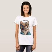 ネコデザイン Tシャツ (正面フル)