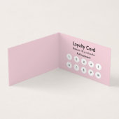 ネコトリマーシッターグリッタードリッピングロイヤリティ 名刺 (内部)