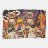 ネコハローウィンパーティ キッチンタオル (横)