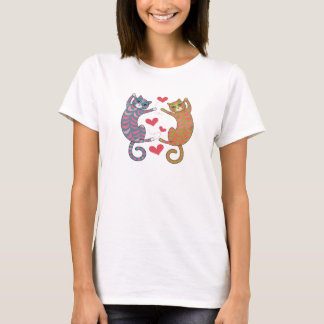 ネコハート Tシャツ