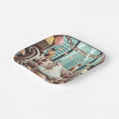 ネコバチェロレッテインピンクテーマ ペーパープレート (傾斜あり)