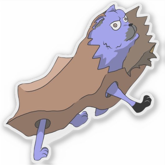 ネコバッグバッグ シール (正面)